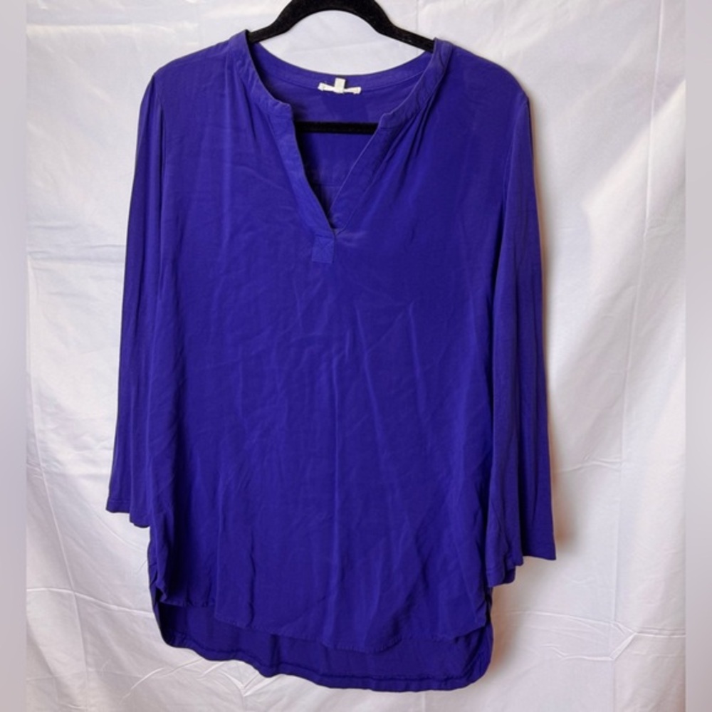 ❤️ Pleione Royal Purple V-Neck Tunic